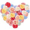 BSITSSS 45 Pezzi Fiori Finti Ortensie, 9 Colori Fiori Artificiali, Ortensie Finte Realistiche Testa di Fiore Decorativi per DIY Matrimoni Torte Festa Casa Scrapbook Giardino Decorazione