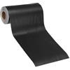 PATIKIL Pellicole Adesive Legno Autoadesivo 10m x 80mm Carta Adesiva per Mobili Legno Riparazione Pellicola Autoadesiva Effetto per Pavimenti Porte Tavoli Sedie Armadi, Grano Legno Nero
