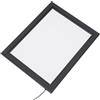 Estabeter Cornice per poster con illuminazione a LED, 40 x 50 cm, cornice per poster illuminata, versatile espositore pubblicitario, montaggio a parete, colore nero