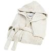 Bassetti Nuovo Accappatoio 100% Spugna di Puro Cotone Tinta Unita Lungo con Cappuccio e Tasche Altamente Assorbente Uomo Donna Unisex S-5XL (XXL, Beige)