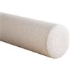 JORTUIO Cuscino Cilindrico Cervicale Memory Foam Cervicale Rotolo Cilindro Cuscino 30/40/50/60/70/90/100 cm,per Divano e Letto,Cervicale,Lombare,Schiena e yoga(Beige,20cmx90cm)