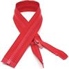 DOJA Barcelona | Cerniera Giubbotto Aperta | 10 Pz | 70cm | Numero 5 | Rosso | Chiusure Zip Giubbotto | Cerniera per Giubbotto da Cucire | Ricambi Cerniera Lampo Giacca, Pantalone, Borsa, Jeans
