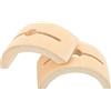 GRIRIW Supporto Espositivo Beige per Ventaglio Pieghevole 2 Pezzi in Legno | Base di Supporto per Decorazioni Domestiche Stile Giapponese Vintage Facile da Montare e Smontare