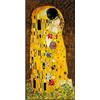 Deco Italia Quadro su Tela Il Bacio di Klimt | 77 x 143 cm