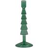 Wd Lifestyle - Portacandela Verde con Forma di Albero di Natale