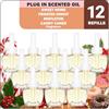 SCENTORINI Ricarica per Diffusore Elettrico 12X19ML, Adatte per Ricariche di Diffusore di Oli Essenziali di Air Wick e di Glade Profumo di Dolce Casa,Ciambella Glassata,Vischio,Bastoncini di Zucchero