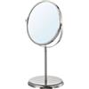 Ikea Trensum Specchio da trucco rotondo a due lati con ingrandimento su supporto, 6-3/4, acciaio inossidabile