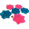 ROYAL HOUSEWARE 6 stampi a forma di stelle, in Silicone, per crostate, Muffin, Cupcake, cioccolato, cubetti di ghiaccio, per decorare e cuocere, ROYAL Houseware