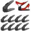 LANTUS 60 Pezzi Portascarpe Salvaspazio,Salvaspazio Regolabili da Scarpiera, Antiscivolo Porta Scarpe in Plastica Durevole, Scarpiera Regolabile,Organizer Scarpe,Nero