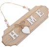 HOLIDYOYO Targa Da Appendere Alla Porta D'ingresso in Stile Rustico, Scritta home Word Con Scritta A Forma Di Cuore. Decorazione Da Appendere Alla Porta D'ingresso in