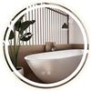 Rea LED P11416 BAS 90CM SPECCHIO GRIGIO, STILE: CONTEMPORANEO, FORMA: ROTONDA
