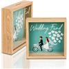 Bada Bing - Salvadanaio per matrimonio, in legno, colore verde menta