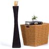 Leewadee Grande Vaso da Terra 70 cm - Alto Vaso in Water Hyacinth Marrone per Decorazione Soggiorno
