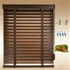 Generic Veneziane Da Interno In Legno Naturale Su Misura, Tapparelle Oscuranti Con Listelli, Persiane Classiche Per Ufficio E Casa(Dark Walnut)
