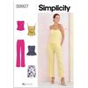 SIMPLICITY Cartamodello SS9927K5 - Cartamodello per corsetti, pantaloni e gonne da donna, taglie dalla 40 alla 46