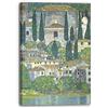 Printed Paintings Stampa su Tela Gustav Klimt - Chiesa in Cassone (Paesaggio con cipressi) (1913)