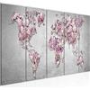 Runa Art Quadri Moderni Mappamondo Astratto 150 x 60 cm Soggiorno Grande Marrone Sala Da Pranzo 023256a