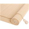 Sh000ad Tenda a Rullo in bambù Naturale,Tenda Avvolgibile in bambù per Finestre,Tenda Separazione,Privacy,Tenda Oscurante,per Interni,Esterni,Personalizzato,Larghezza x Altezza (50cm x 140cm)