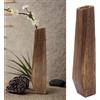 Generic Alto vaso in legno bruciato - Fioriera rustica in Paulownia per composizioni di fiori secchi e artificiali