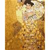Artnapi Dipingere con i numeri, adulti senza cornice, dipinta a mano fai da te, Adele Bloch-Bauer Gustav Klimt, kit per principianti e adulti, set con colori acrilici e pennelli, tela da 40 x 50 cm
