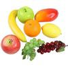 KiraKira 8 pezzi di plastica frutta decorazione per tavolo centrotavola soggiorno mensola cucina bancone mercato limone arancia banana mango
