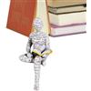 Bexdug Scultura da Lettura, Scultura da Uomo Che Legge | Ornamenti da scrivania Statua del pensatore Lettura | Decorazione per libreria con sculture estetiche astratte Moderne in Resina per ripiano