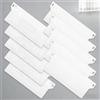 DAOOZHU 10 Pezzi Tende Verticali Piastra Contrappeso, Tende Veneziane Accessori, Tende Verticali Accessori 127x50mm