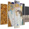 Giallobus - 5 Multi pannello Art Board - Gustav Klimt - Maternità - Legno Mdf - 140x100