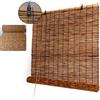 tow000ack Tende Midollino da Esterno -Cortina di Canna,Tessute a Mano Cortina di Bambù,Tapparella a Carrucola in Bamboo,Tendine A Pacchetto,per Patio/Porta,Personalizzabile Persiane (90x120cm/36X47in)