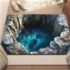 AVSMGP Tappeti con Illusione Ottica 3D, Tappetino con Personalizzazione Creativa -Effetto Psichedelico Realistico - per Casa, Ingresso Esterno, Cortile, Pavimento, Patio,F,60 * 90CM