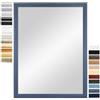 PrimeLuxe Specchio da parete 35 x 50 cm (dimensioni esterne), colore e dimensioni a scelta, specchio per il bagno e il corridoio, con cornice in legno, prodotto in Germania