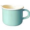 Krüger Haushaltswaren Karl Krüger - Pentola per Latte Smaltata, 12 cm, Colore: Menta