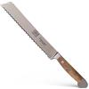 Güde Solingen - Coltello da pane per mancini e destrorsi forgiato, 21 cm, legno di quercia di botte, ALPHA-FASSEICHE - doppio collarino, fatto a mano in Germania