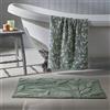 Dreams & Drapes Sandringham - Tappetino da bagno in 100% cotone, 50 x 80 cm, colore: Acciaio/Salvia