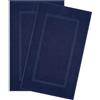 Hammetex Tappetini da Bagno Set da 2 51x86 cm, 900 g/m², 100% Cotone | Certificato OEKO-TEX, spugna morbida & assorbente, lavabile, tappeto in spugna per bagno, doccia & WC