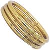 Ikaremin Autentico Bracciale Donna oro in Foglia d'Oro I Braccialetto donna Pack3 I Bracciali Donna I Bracciale portafortuna donna I Bracciale Donna oro I Bracciale Oro Donna I Regalo anniversario matrimonio