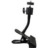 FGDTREE Supporto a morsetto con filettatura da 1/4 per monitor, fotocamere, smartphone, lunghezza braccio flessibile, braccio a collo di cigno