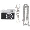 Xiuganpo Mini Fotocamera del Portachiavi, Fotocamera retrò 1080p con 6 Filtri, Luce di Riempimento a LED, Batteria da 200 MAh, Registrazione Video per Studio di Viaggio All'aperto (1)