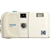 KODAK EC35 - Fotocamera a pellicola da 35 mm, riutilizzabile, senza messa a fuoco, flash integrato, copertura scorrevole, compatibile con principianti (Singolo, Bianco vaniglia)