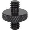 Whoasyst Adattatore a vite in metallo da 1/4 maschio a 1/4 o 3/8 maschio a doppia testa vite di conversione per treppiedi e supporti per fotocamera adattatore di montaggio per supporto leggero