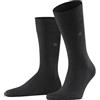 Burlington Leeds M So cotone lana tinta unita 1 paio, Calzini Uomo, Grigio Asphalt Melange 3180, 40-46