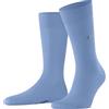 Burlington Lord M So cotone tinta unita 1 paio, Calzini Uomo, Blu Light Blue 6541, 40-46