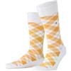 Burlington Tartan M So cotone fantasia 1 paio, Calzini Uomo, Bianco White 2000, 40-46