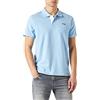 Schott NYC PSMILTON, Polo Uomo, Sky/White, XXL