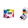 Happy Socks 2-Pack Pride Gift Set Calzino, Bianco, M-L (Pacco da 2) Unisex-Adulto