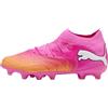 PUMA Future 9 PRO FG/AG JR Scarpe da Calcio, Poison Pink-Sun Stream-Bright Aqua White, 42, Poison Pink Sun Stream Bright Aqua PUMA White, 29 EU