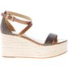 Michael Kors 40S2SEMS1B-200 Serena Wedge Espadrille Donna, Brown EU 40