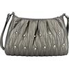 nolie Clutch/Abendtasche, Pochette/Borsa da Sera Donna, Argento Scuro