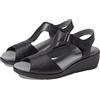 Fly London Nova932fly, Sandali Donna, Nero, 38 EU