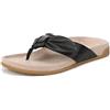 Vionic Sandali bassi Eva Donna, Pelle nera, 5 UK Wide